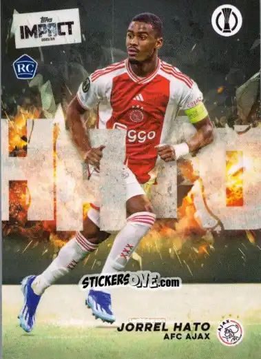 Sticker Jorrel Hato  - Uefa Club Competitions Impact 2023-2024 n. 2 - Topps