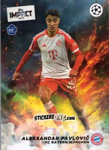 Figurina Aleksandar Pavlović  - Uefa Club Competitions Impact 2023-2024 n. 10 - Topps