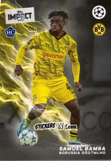 Figurina Samuel Bamba  - Uefa Club Competitions Impact 2023-2024 n. 13 - Topps