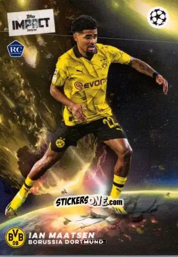 Figurina Ian Maatsen  - Uefa Club Competitions Impact 2023-2024 n. 14 - Topps