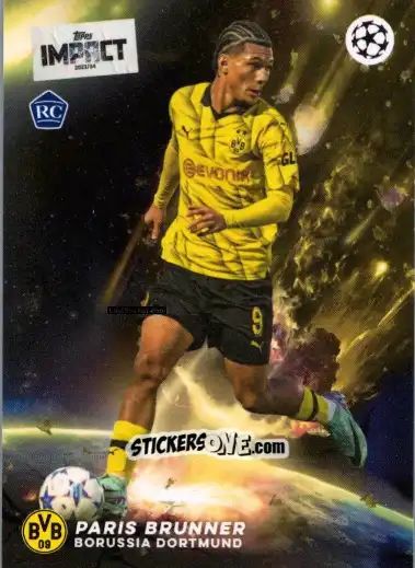 Sticker Paris Brunner  - Uefa Club Competitions Impact 2023-2024 n. 15 - Topps