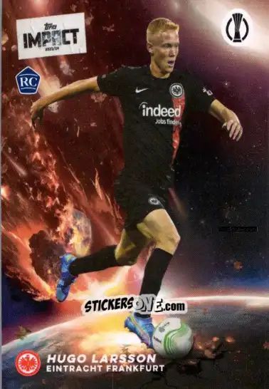 Sticker Hugo Larsson  - Uefa Club Competitions Impact 2023-2024 n. 22 - Topps