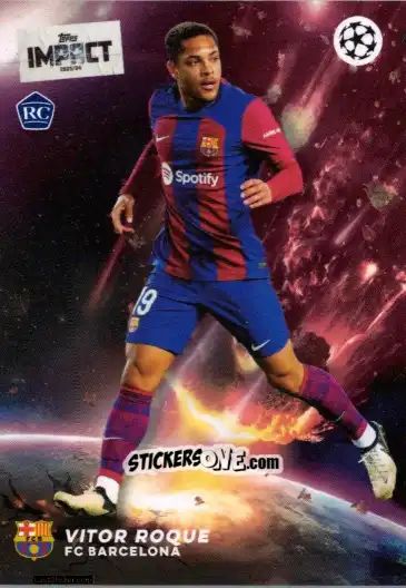 Sticker Vitor Roque  - Uefa Club Competitions Impact 2023-2024 n. 26 - Topps