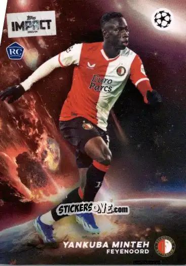 Cromo Yankuba Minteh  - Uefa Club Competitions Impact 2023-2024 n. 30 - Topps