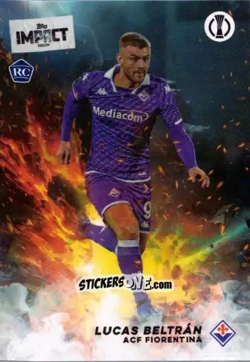 Figurina Lucas Beltrán  - Uefa Club Competitions Impact 2023-2024 n. 32 - Topps