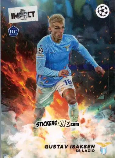 Cromo Gustav Isaksen  - Uefa Club Competitions Impact 2023-2024 n. 33 - Topps