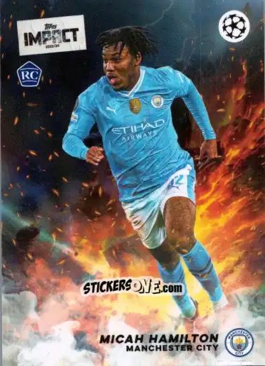 Cromo Micah Hamilton  - Uefa Club Competitions Impact 2023-2024 n. 38 - Topps
