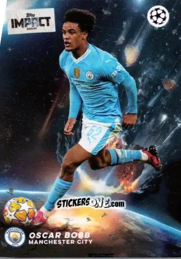 Cromo Oscar Bobb  - Uefa Club Competitions Impact 2023-2024 n. 39 - Topps