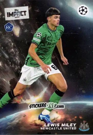 Sticker Lewis Miley  - Uefa Club Competitions Impact 2023-2024 n. 46 - Topps