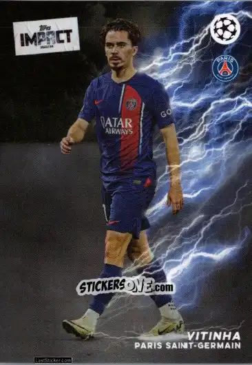 Cromo Vitinha  - Uefa Club Competitions Impact 2023-2024 n. 49 - Topps