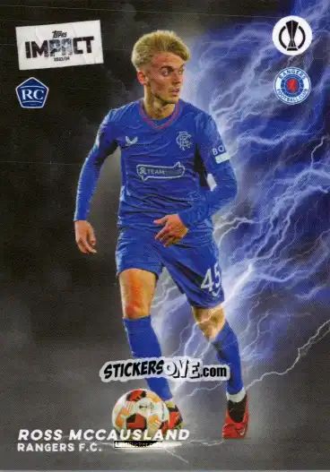 Cromo Ross McCausland  - Uefa Club Competitions Impact 2023-2024 n. 54 - Topps