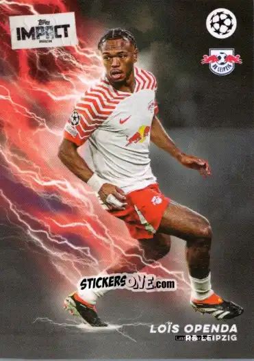 Figurina Loïs Openda  - Uefa Club Competitions Impact 2023-2024 n. 56 - Topps