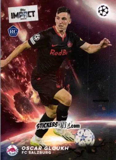 Cromo Oscar Gloukh - Uefa Club Competitions Impact 2023-2024 n. 58 - Topps