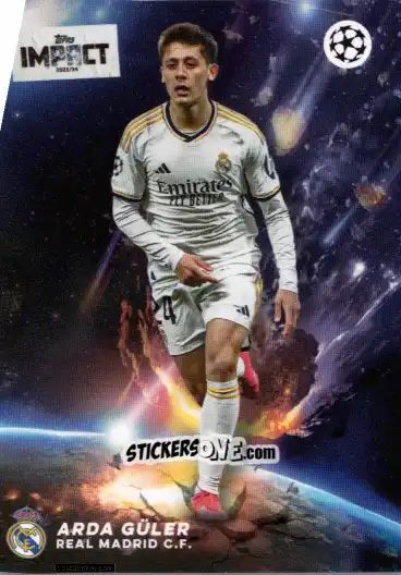 Cromo Arda Güler  - Uefa Club Competitions Impact 2023-2024 n. 61 - Topps