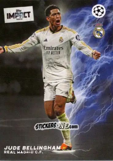 Cromo Jude Bellingham  - Uefa Club Competitions Impact 2023-2024 n. 62 - Topps