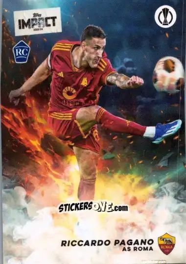 Cromo Riccardo Pagano  - Uefa Club Competitions Impact 2023-2024 n. 63 - Topps