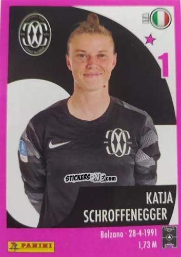 Sticker Katja Schroffenegger - Calciatrici 2024-2025 n. 7 - Panini