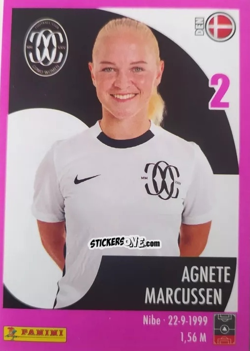 Sticker Agnete Marcussen - Calciatrici 2024-2025 n. 16 - Panini