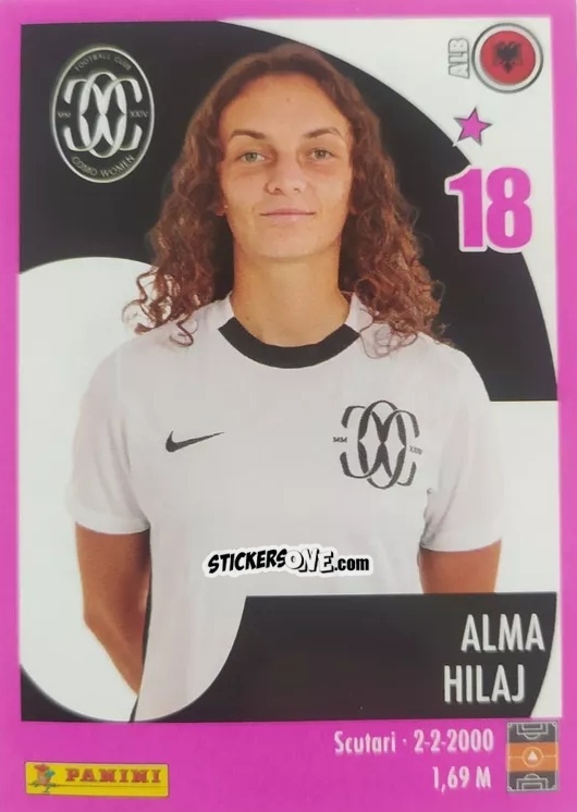 Sticker Alma Hilaj - Calciatrici 2024-2025 n. 18 - Panini