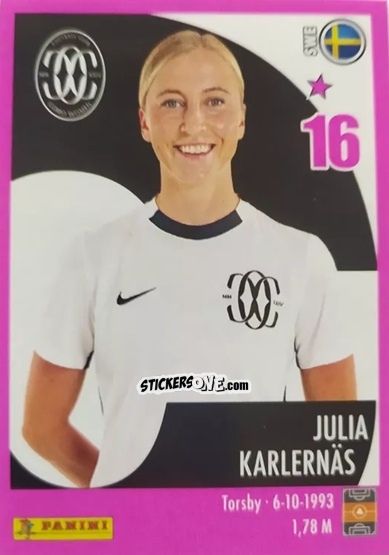 Sticker Julia Karlernas - Calciatrici 2024-2025 n. 19 - Panini