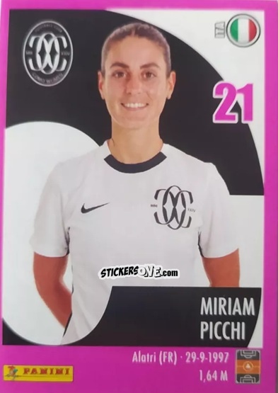 Sticker Miriam Picchi - Calciatrici 2024-2025 n. 22 - Panini