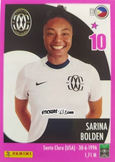 Sticker Sarina Bolden - Calciatrici 2024-2025 n. 27 - Panini