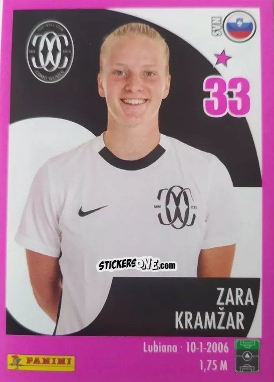 Figurina Zara Kramzar - Calciatrici 2024-2025 n. 30 - Panini