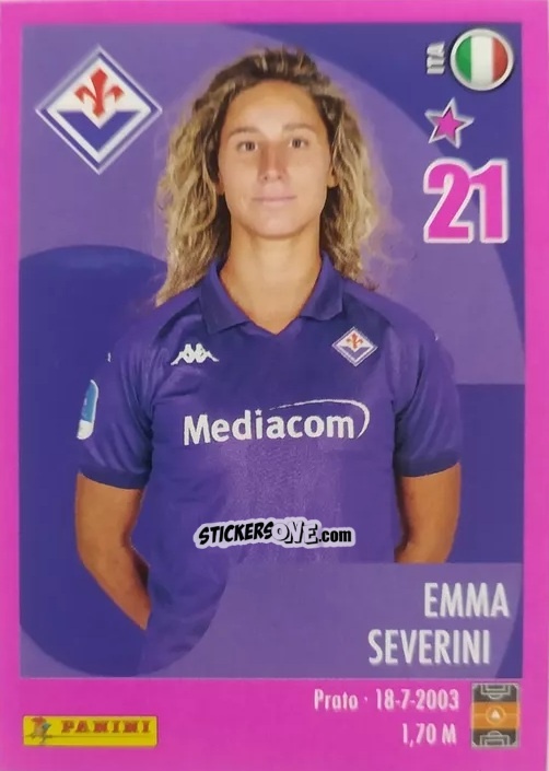 Cromo Emma Severini - Calciatrici 2024-2025 n. 47 - Panini