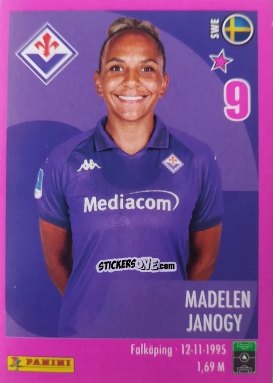 Cromo Madelen Janogy - Calciatrici 2024-2025 n. 54 - Panini