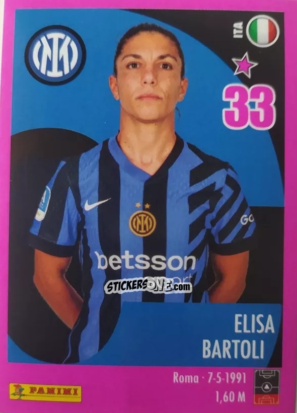 Figurina Elisa Bartoli - Calciatrici 2024-2025 n. 61 - Panini