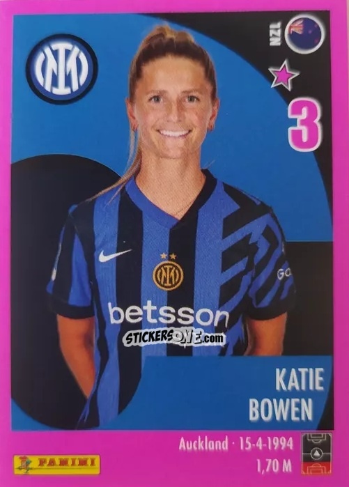 Sticker Katie Bowen - Calciatrici 2024-2025 n. 63 - Panini