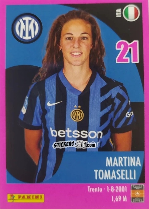 Cromo Martina Tomaselli - Calciatrici 2024-2025 n. 68 - Panini