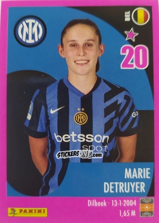 Sticker Marie Detruyer - Calciatrici 2024-2025 n. 74 - Panini
