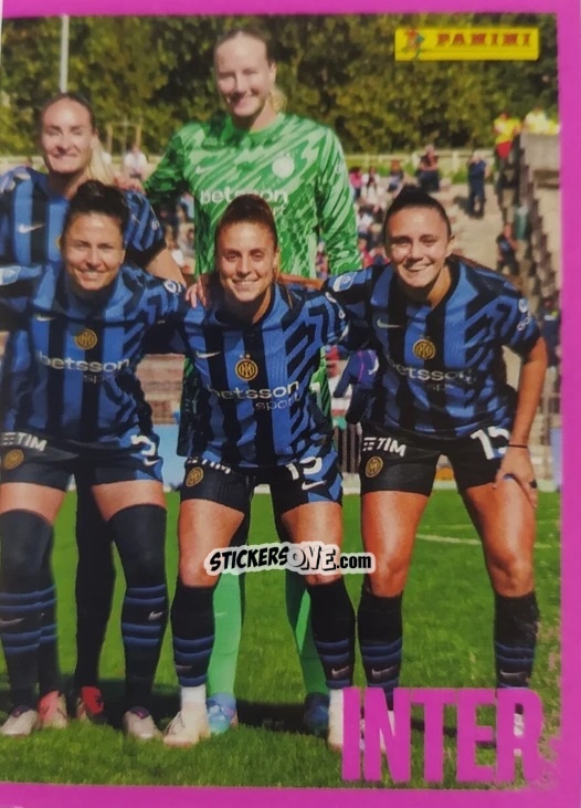 Cromo Squadra Inter - Calciatrici 2024-2025 n. 76 - Panini