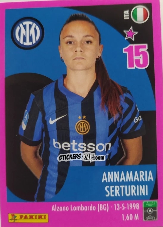 Sticker Annamaria Serturini - Calciatrici 2024-2025 n. 80 - Panini