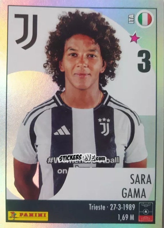 Cromo Sara Gama (Capitano) - Calciatrici 2024-2025 n. 84 - Panini