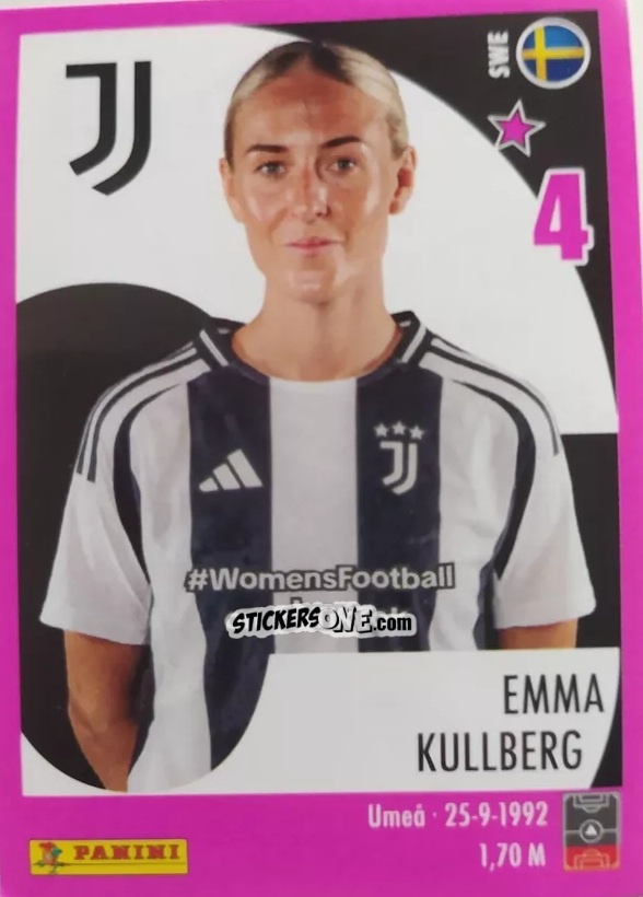 Cromo Emma Kullberg - Calciatrici 2024-2025 n. 87 - Panini