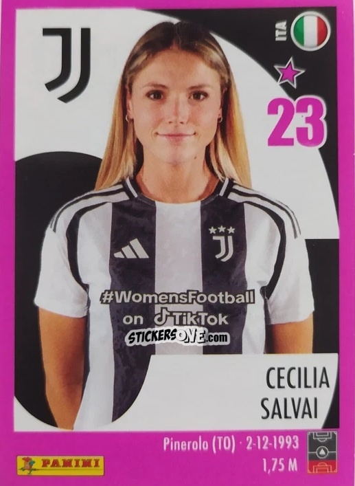 Figurina Cecilia Salvai - Calciatrici 2024-2025 n. 90 - Panini