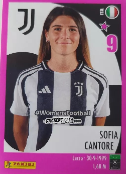 Cromo Sofia Cantore - Calciatrici 2024-2025 n. 104 - Panini