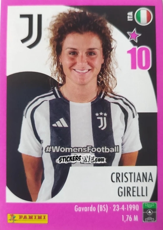 Figurina Cristiana Girelli - Calciatrici 2024-2025 n. 105 - Panini