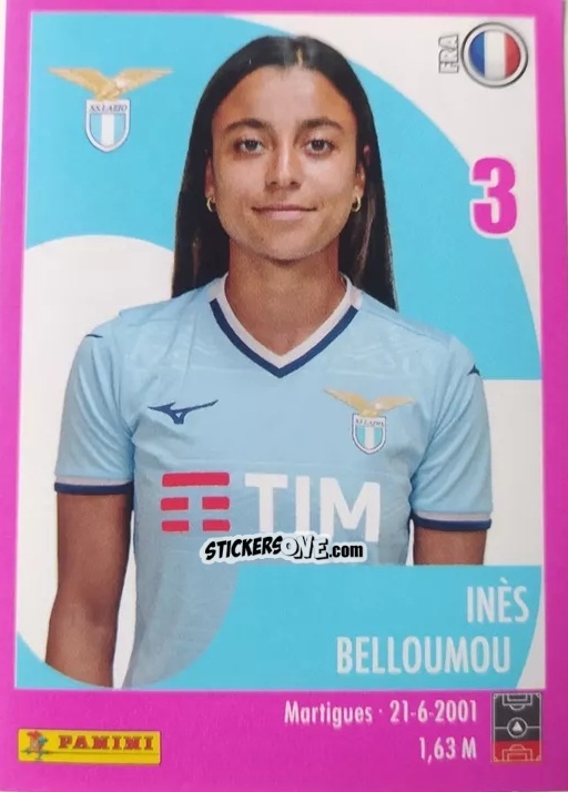 Sticker Ines Belloumou - Calciatrici 2024-2025 n. 116 - Panini