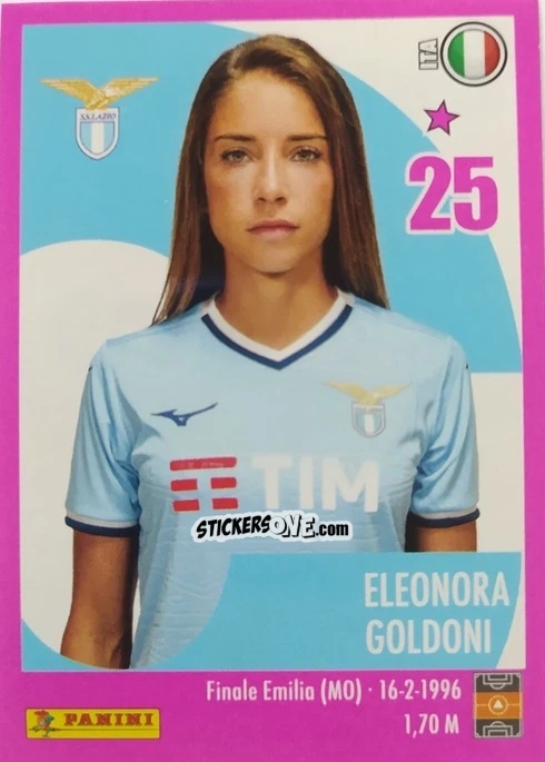 Sticker Eleonora Goldoni - Calciatrici 2024-2025 n. 129 - Panini