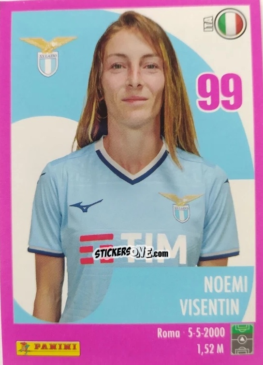 Cromo Noemi Visentin - Calciatrici 2024-2025 n. 134 - Panini