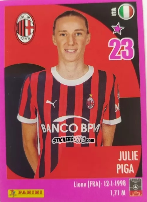 Sticker Julie Piga - Calciatrici 2024-2025 n. 146 - Panini