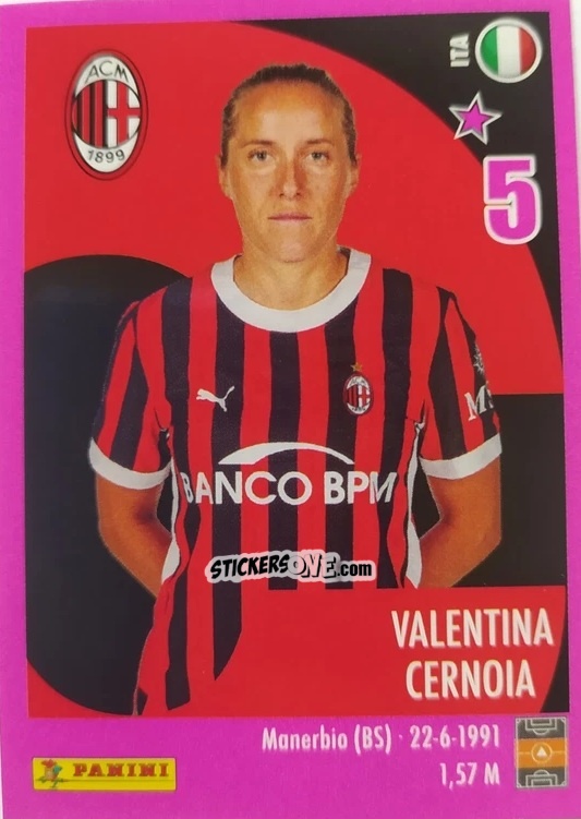 Cromo Valentina Cernoia - Calciatrici 2024-2025 n. 148 - Panini