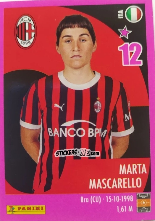 Figurina Marta Mascarello - Calciatrici 2024-2025 n. 149 - Panini