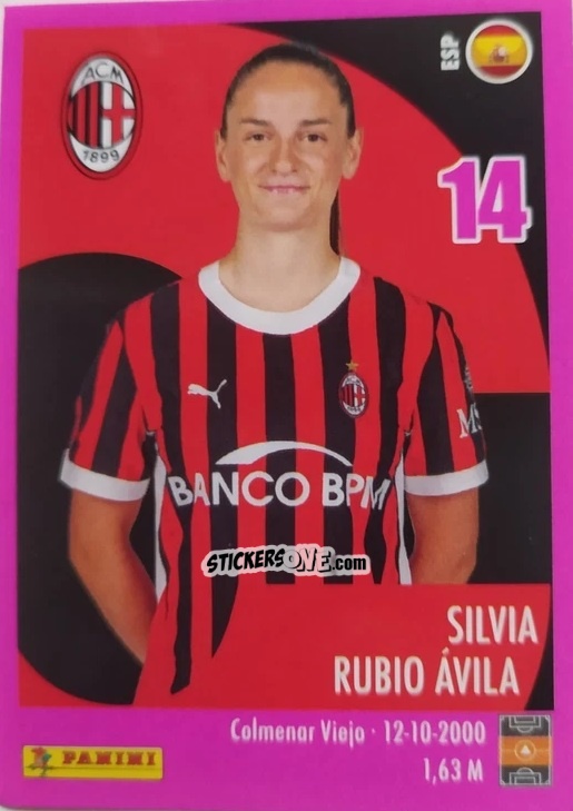 Cromo Silvia Rubio Avila - Calciatrici 2024-2025 n. 150 - Panini