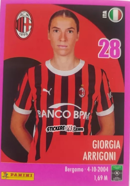 Figurina Giorgia Arrigoni - Calciatrici 2024-2025 n. 158 - Panini