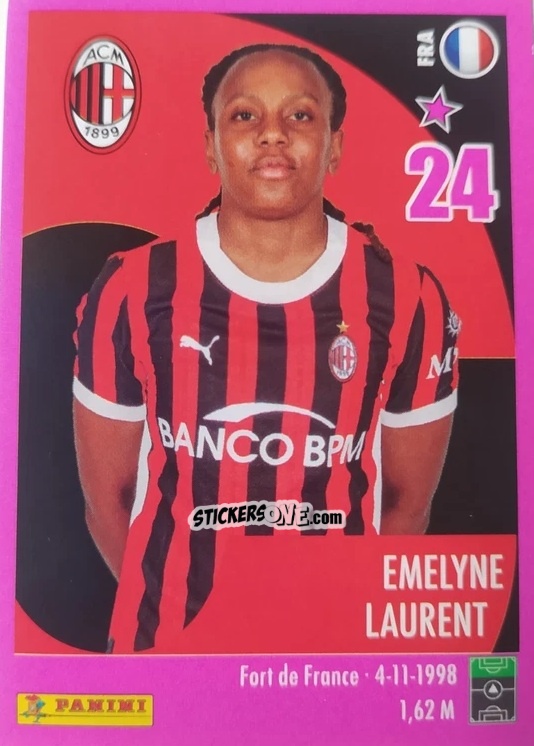 Cromo Emelyne Laurent - Calciatrici 2024-2025 n. 159 - Panini
