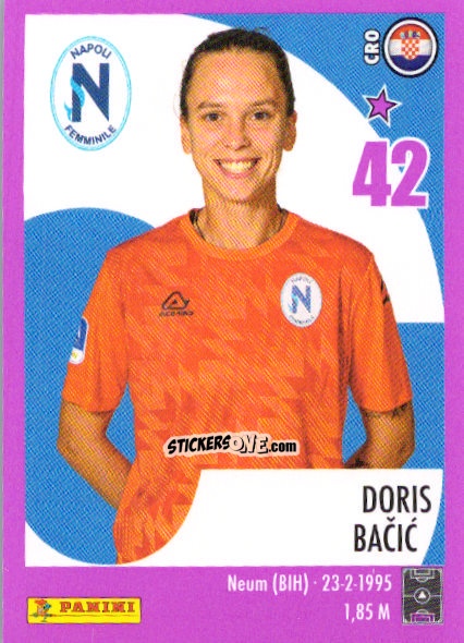 Cromo Doris Bacic - Calciatrici 2024-2025 n. 163 - Panini